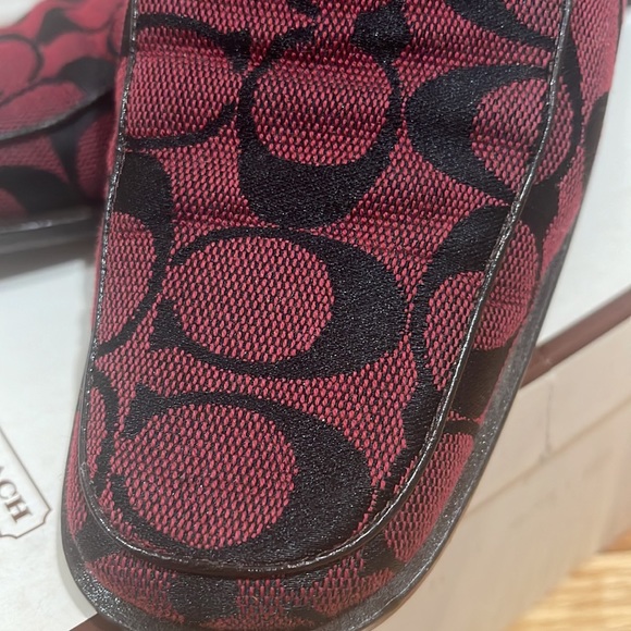 COACH Julia Signature Monogram Loafers - Picture 2 of 8